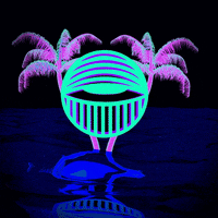 AHOLSNIFFSGLUE eye miami graffiti paradise GIF