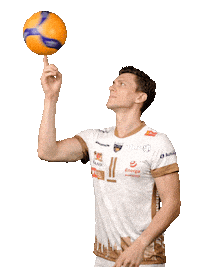 Lukas Kampa Spinning Sticker by Trefl Gdańsk