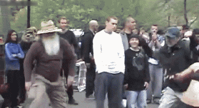 man moves GIF