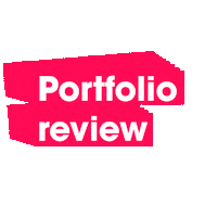 Review Portfolio Sticker by Seb Loaiza
