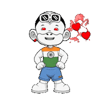India Love Sticker by Zhot