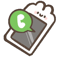 Phone Ringing Sticker by ChuChu X BoBo