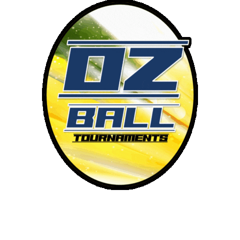 ozball giphygifmaker baseball aussie ozball Sticker