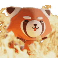 Red Panda Laughing GIF by The Plooshies