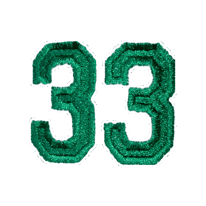 33 Sticker by Customnumbered