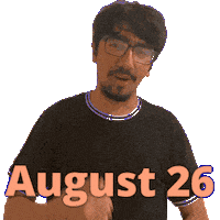 August 26 Sticker