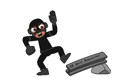 Animation Class Kevin Borngesser Sticker by Lee Thompson