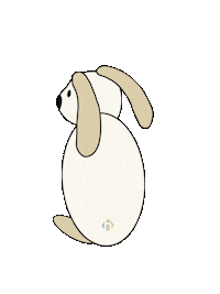 Bunny Easter Sticker by hodum_gmbh