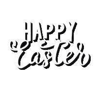 Happy Easter Frohe Ostern Sticker