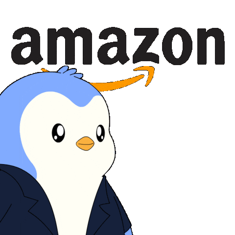 Amazon Hello Sticker by Pudgy Penguins