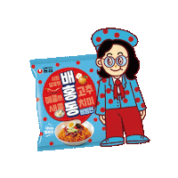 nongshim_official 농심라면전국투어 농심 배대표 인생을맛있게 Sticker