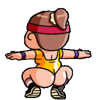 Workout Flirt Sticker by Super Dope