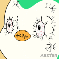 Nervous Face GIF by Abster