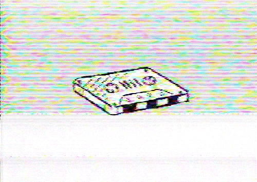 markvomit giphyupload glitch tape cassette GIF
