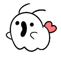 Halloween Ghost Sticker by pikaole