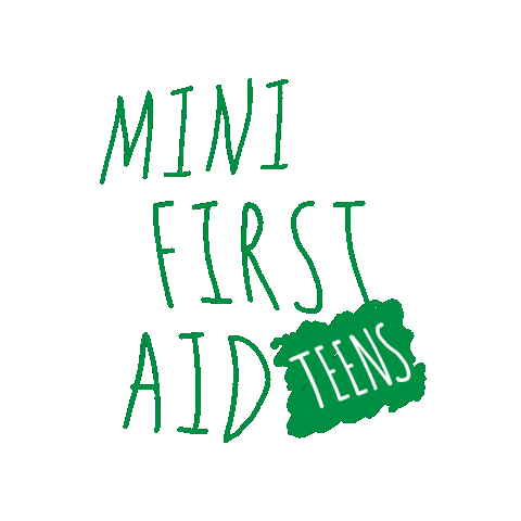 First Aid Teenagers Sticker by Kate Ball