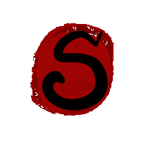Lettering Blood Sticker