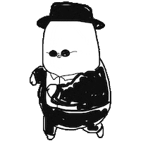 fattyho dancing rip fatty coffin Sticker