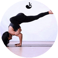 karmayoga yoga karma do good half moon Sticker