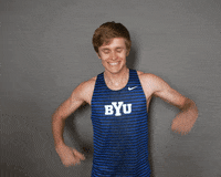 Celebration Flex GIF by BYU Cougars