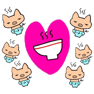 ramen-youtonbu pig ramen 豚 らーめん Sticker