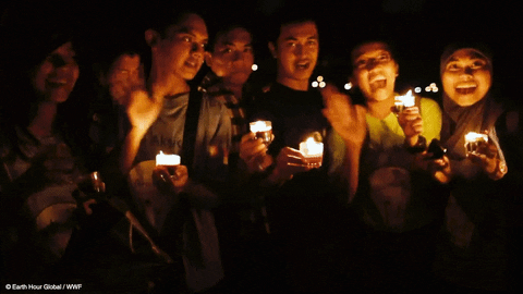 wave hello GIF by Earth Hour