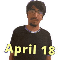 18Th April Sticker