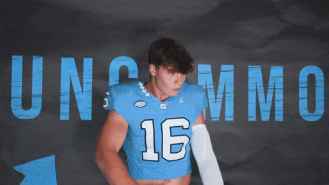 University Of North Carolina Football GIF by UNC Tar Heels