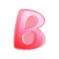 SignoritaChocolita pink red typography b Sticker