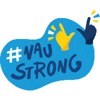 Nauflagstaff Naugivingday Sticker by NAU Social