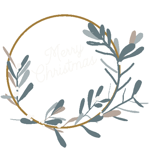 Christmas Flower Sticker