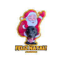 Dog Christmas Sticker