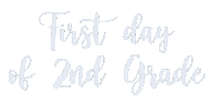First Day Of School Sticker