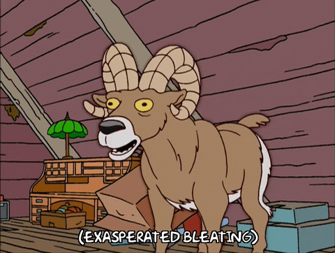 Bleating Season 17 GIF by The Simpsons