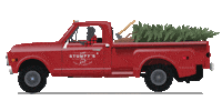 Christmas Throwing Sticker by Stumpy's Hatchet House