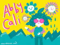 AbbyCali flowers sunglasses rain glasses GIF
