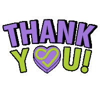 Heart Thank You Sticker by Simply Lovable