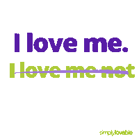 I Love Me Sticker by Simply Lovable
