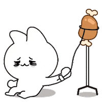 Hungry Yum Yum Sticker by Kcomics