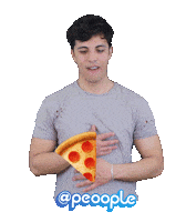 fast food eating Sticker by Peoople