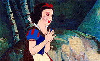 nervous snow white and the seven dwarfs GIF