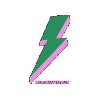 Birdwingo flash lightning lightning bolt birdwingo Sticker
