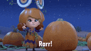 Scaring Trick Or Treat GIF by Dino Ranch