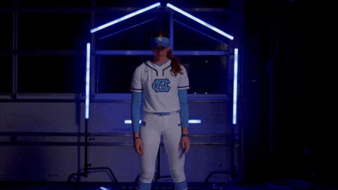 Serious Softball GIF by UNC Tar Heels
