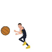 Throw It Down Slam Dunk Sticker by Panini America