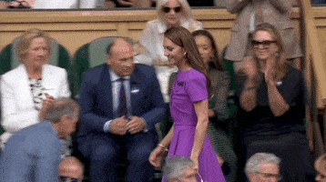 Kate Middleton Sport GIF by Wimbledon
