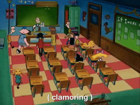 hey arnold nicksplat GIF