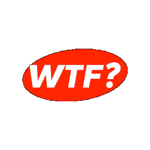 What The Wtf Sticker by Cartoon.City