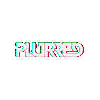 Logo Glitch Sticker by PLURRED