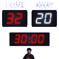 20 Away Sticker